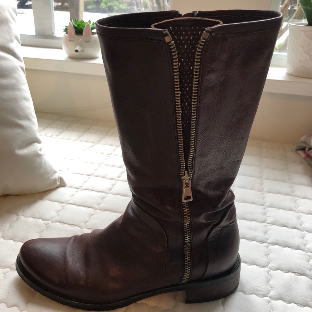 Leather Low cut boots